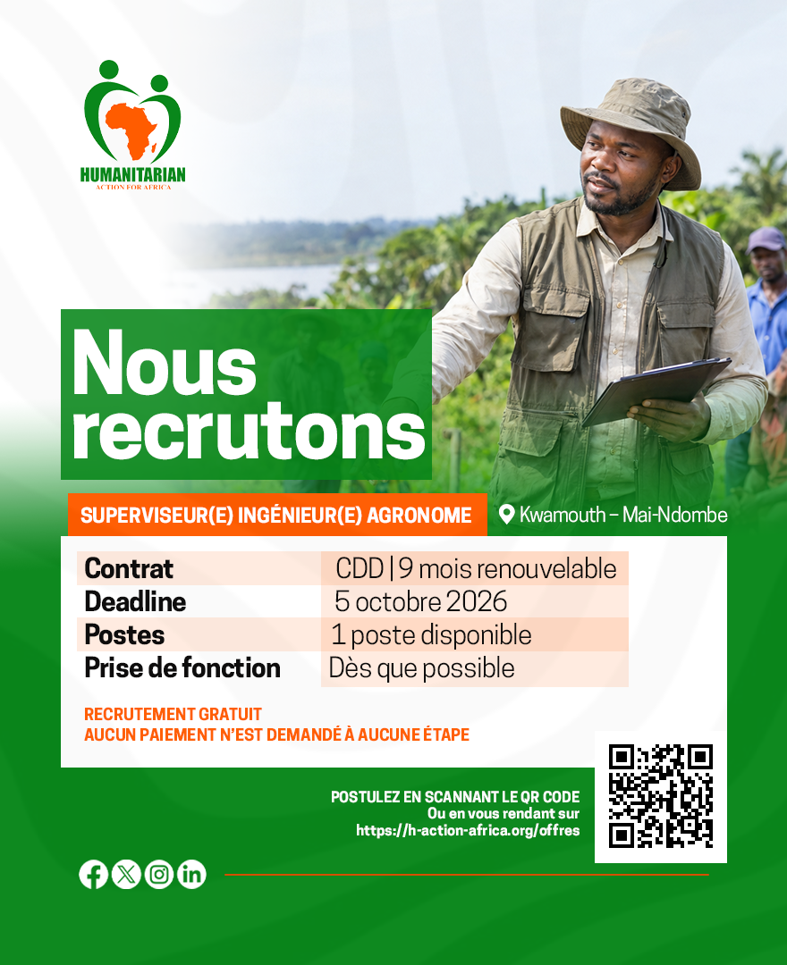 Superviseur(e) Ingénieur(e) Agronome