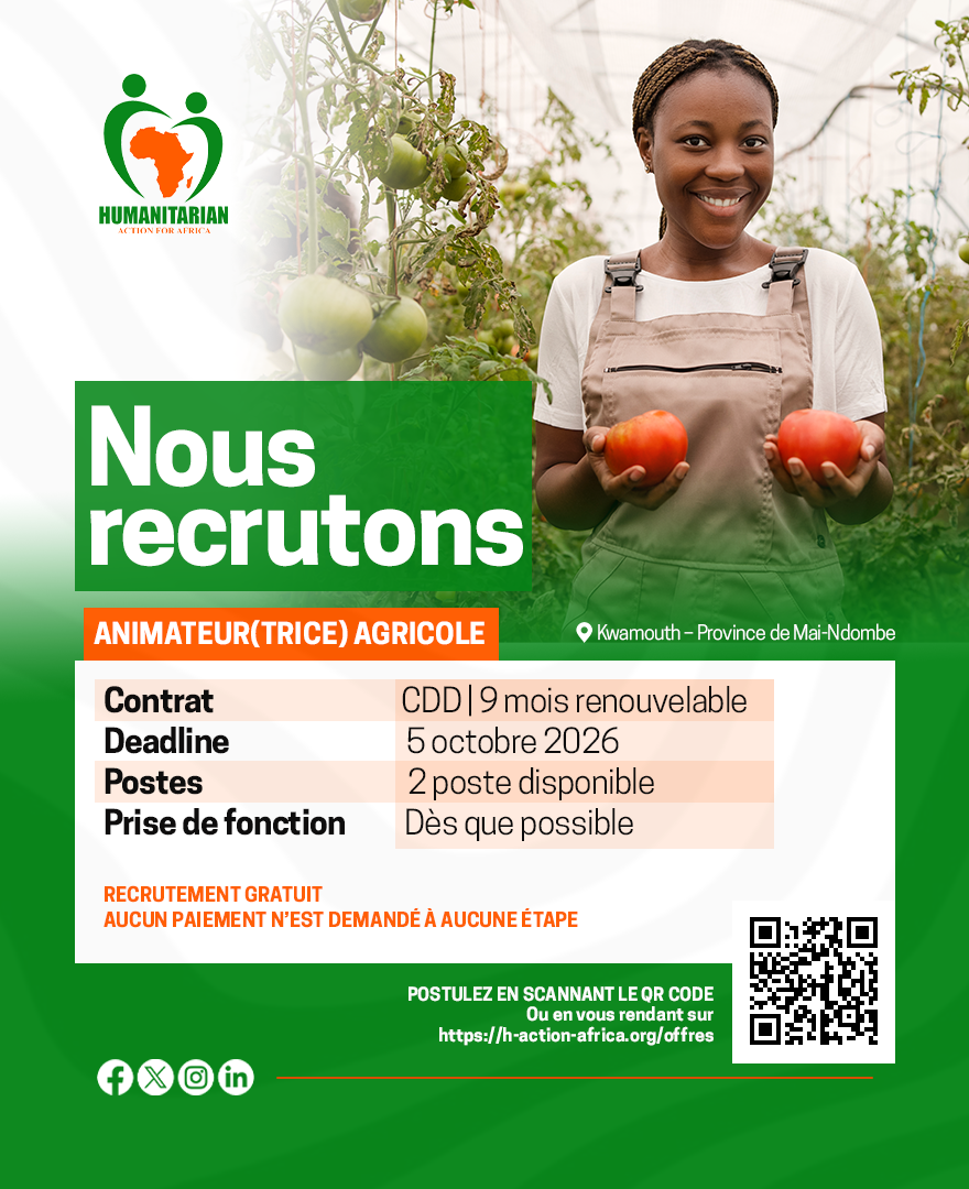 Animateur(trice) Agricole